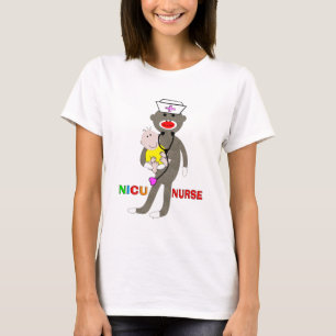 Camiseta Regalos del mono del calcetín de la enfermera de