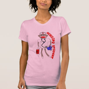 Camiseta Regalos del mono del calcetín del estudiante de l