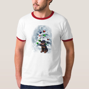 Camiseta Regalos del navidad de Rottweiler