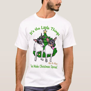 Camiseta Regalos del navidad del fox terrier del juguete