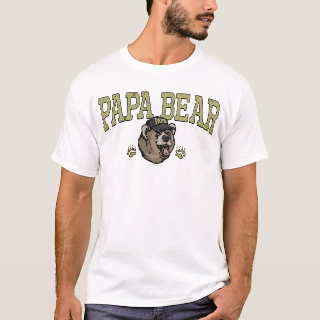 Camiseta Regalos del oso de la papá para el papá (Anverso)