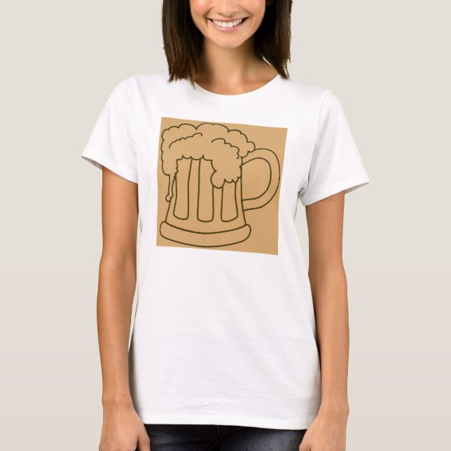 Camiseta Regalos del partido Beer Mug Bachelor (Anverso)