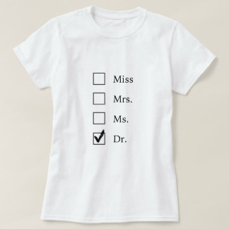 Camiseta Regalos del PhD para las mujeres