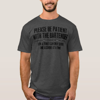 Camiseta Regalos del propietario del bar para Bartender Por