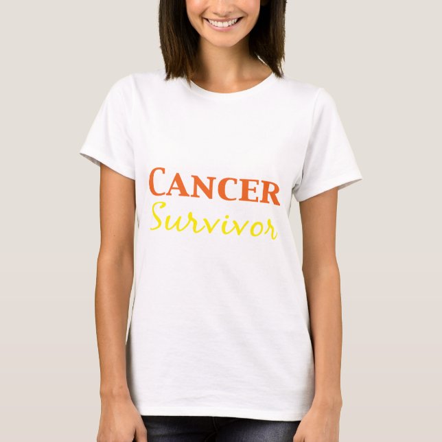 Camiseta Regalos del superviviente del cáncer (Anverso)