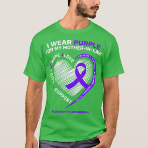 Camiseta Regalos Dementia Madre En Derecho Madre Púrpura Al