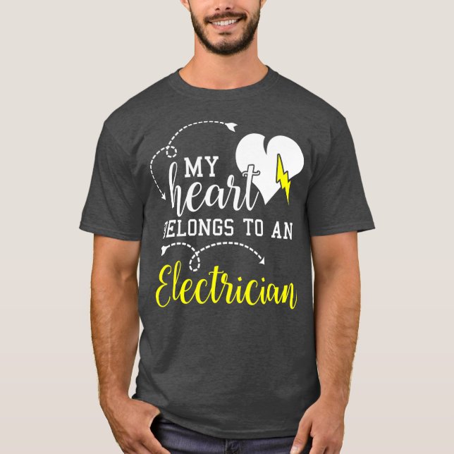 Camiseta Regalos día de San Valentín para él de su electric (Anverso)