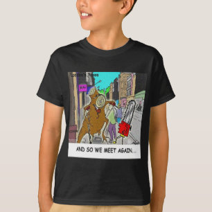 Camiseta Regalos divertidos caricatura Rick London abrazado
