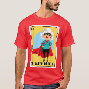 Camiseta Regalos divertidos de Bingo español mexicano Abuel