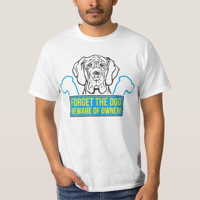 Camiseta Regalos divertidos de Gran Danés (Anverso)