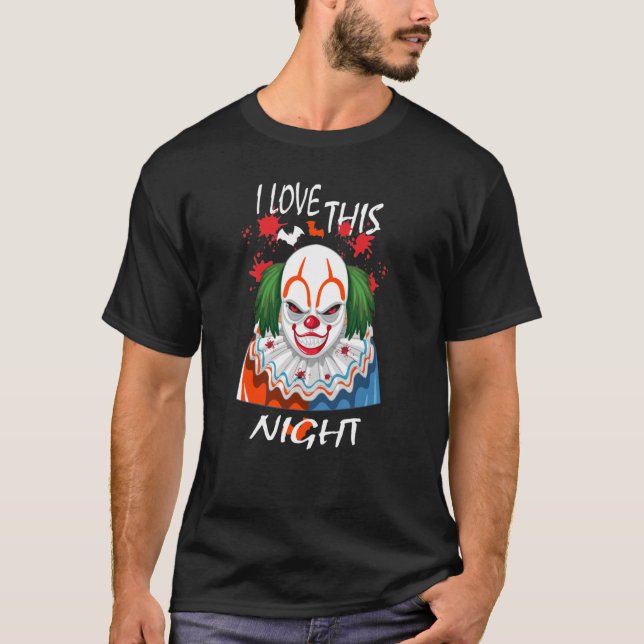 Camiseta Regalos divertidos de Halloween Scary Clown (Anverso)