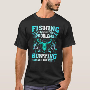 Camiseta Regalos Divertidos De Pesca Y Caza Humor Cazador G