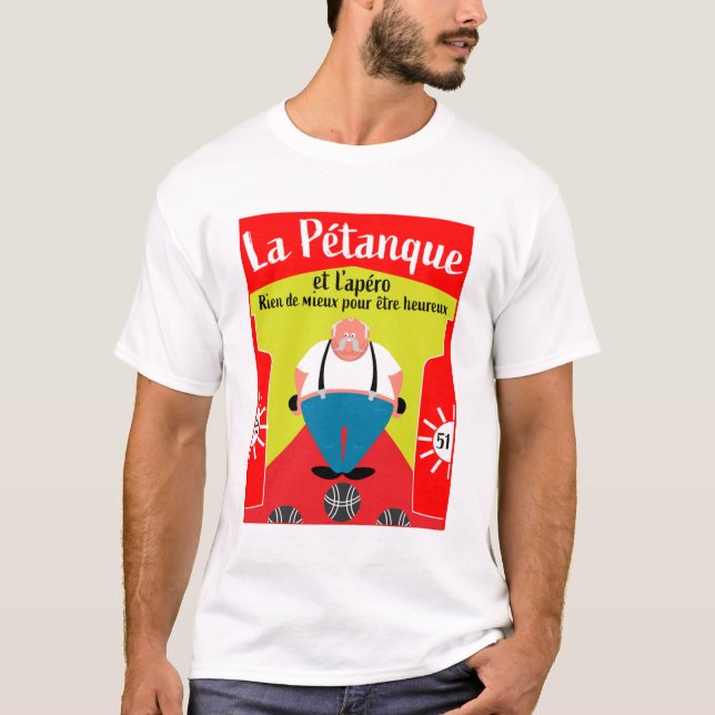 Camiseta regalos divertidos de Pétanque (Anverso)