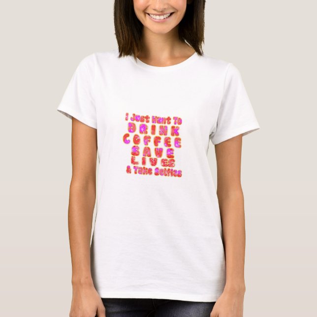 Camiseta Regalos divertidos para los amantes del café (Anverso)
