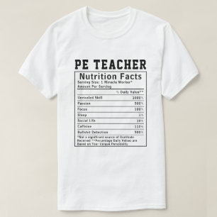 Camiseta Regalos divertidos para profesores de educación fí
