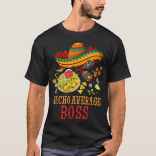 Camiseta Regalos Divertidos para un Jefe No Promedio Cinco