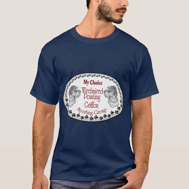 Camiseta Regalos el señalar Griffon Wirehaired (Anverso)