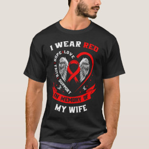 Camiseta Regalos En Memoria De La Pérdida De Esposa De Enfe