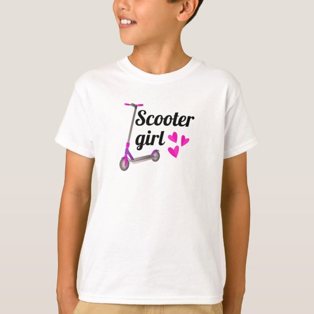Camiseta Regalos Escotés Para Chicas| Scootering Scooter Ri (Anverso)