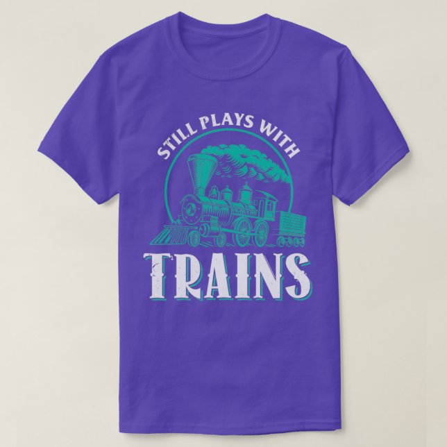 Camiseta Regalos ferroviarios para un ventilador de tren RC (Diseño del anverso)