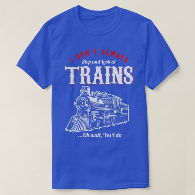 Camiseta Regalos ferroviarios para un ventilador de tren RC (Diseño del anverso)