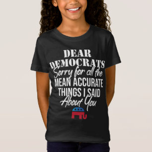 Camiseta Regalos Fiestas demócratas sarcásticos