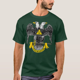 Camiseta Regalos Freemason de 32° grado de Rite Eagle esco