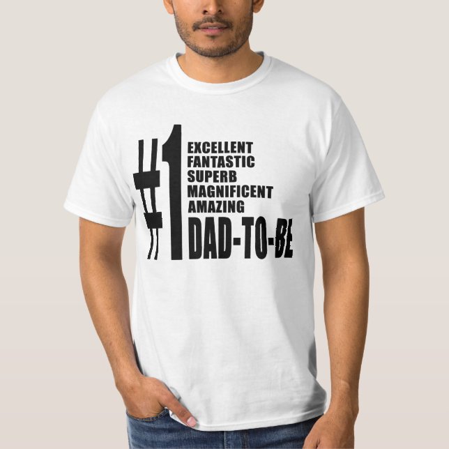 Camiseta Regalos frescos para los papás futuros: Papá del (Anverso)