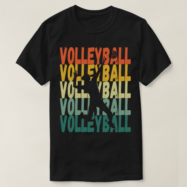 Camiseta regalos graciosos para tu chica de voleibol (Diseño del anverso)