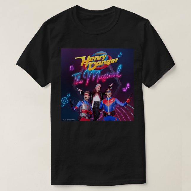 Camiseta Regalos Idea Henry Peligro El Hierro Png Musical E (Diseño del anverso)