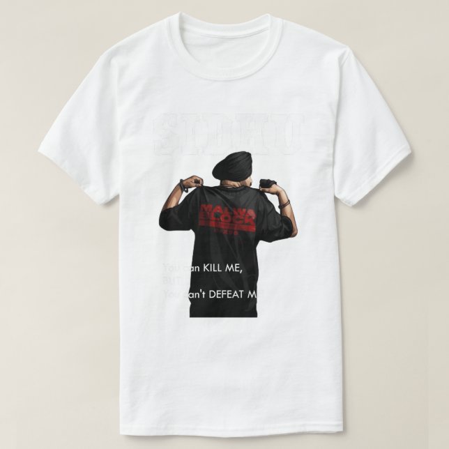 Camiseta Regalos Idea Sidhu Punjabi Cine Moose Wala Regalos (Diseño del anverso)