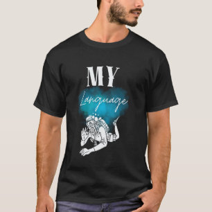 Camiseta Regalos Increíbles de Señal de Mano de Idioma de B