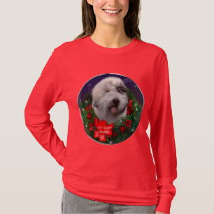 Camiseta Regalos ingleses viejos del navidad del perro