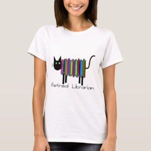 Camiseta Regalos jubilados del gato del libro del