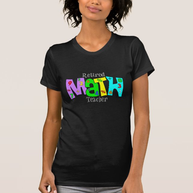 Camiseta Regalos jubilados del profesor de matemáticas (Anverso)