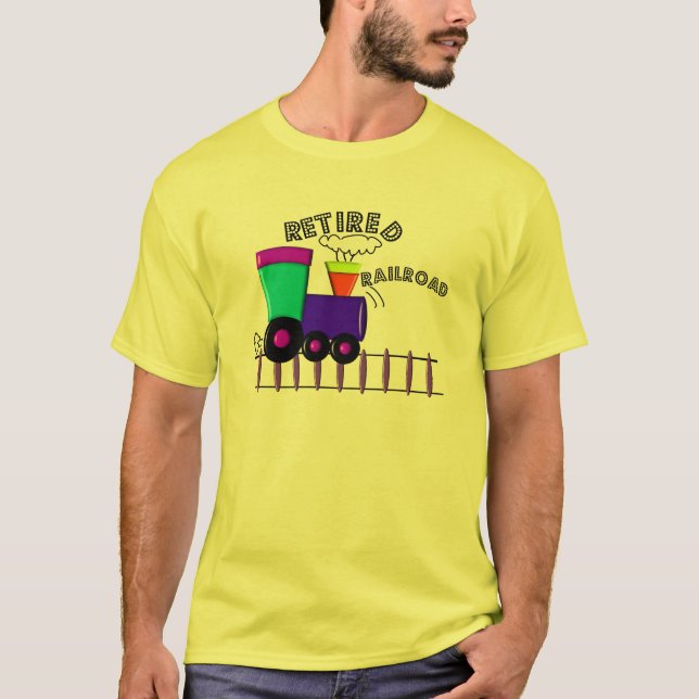 Camiseta Regalos jubilados del trabajador del ferrocarril (Anverso)