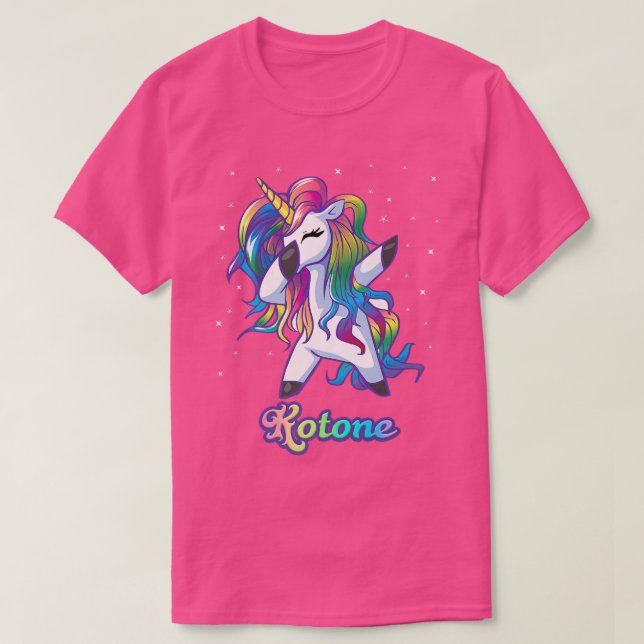 Camiseta Regalos KOTONE Unicorn Para Chicas Regalos De Cump (Diseño del anverso)