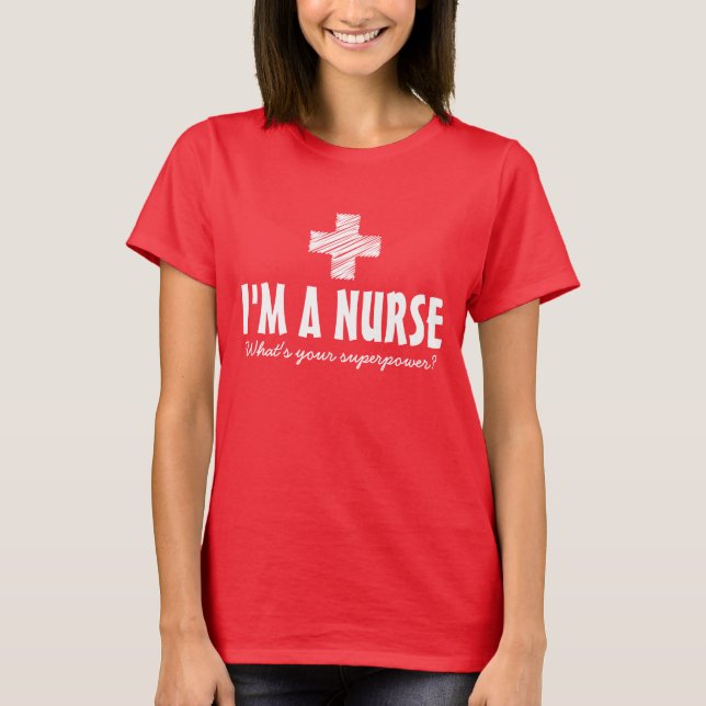 Camiseta Regalos lindos estupendos de la enfermería de la (Anverso)