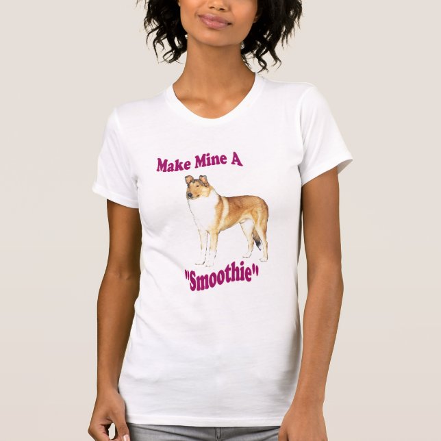 Camiseta Regalos lisos del collie (Anverso)