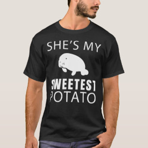 Camiseta Regalos Manatee Es Mi Mar Más Dulce De Patata Grac