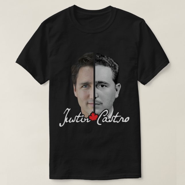 Camiseta Regalos más honestos Justin Políticos Trudeau Rega (Diseño del anverso)