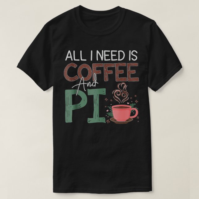 Camiseta Regalos matemáticos Pi (Diseño del anverso)