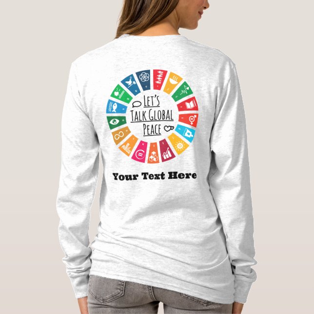 Camiseta Regalos Motivacionales Personalizados Modernos y E (Reverso)