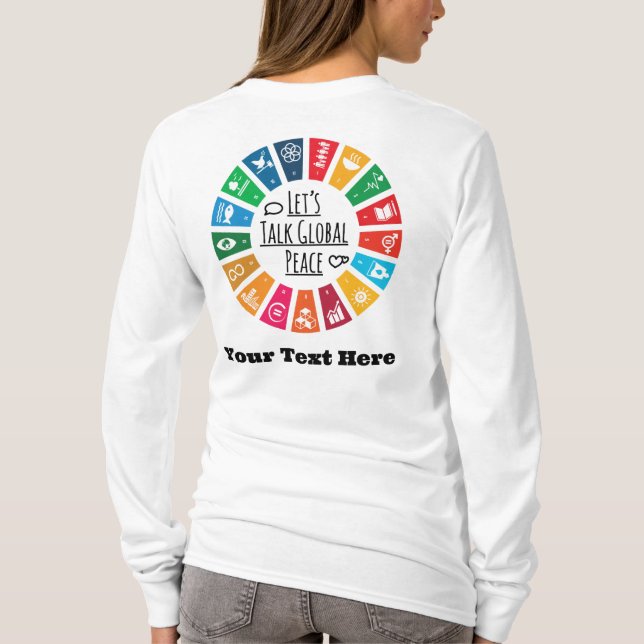 Camiseta Regalos Motivacionales Personalizados Modernos y E (Reverso)