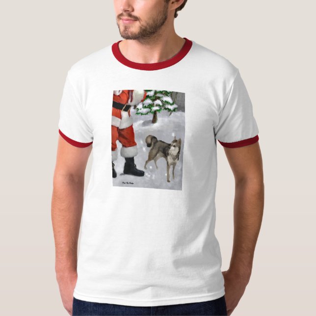 Camiseta Regalos Navidades de Alaskan Klee Kai (Anverso)
