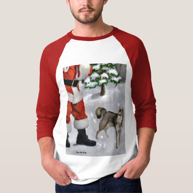 Camiseta Regalos Navidades de Alaskan Klee Kai (Anverso)