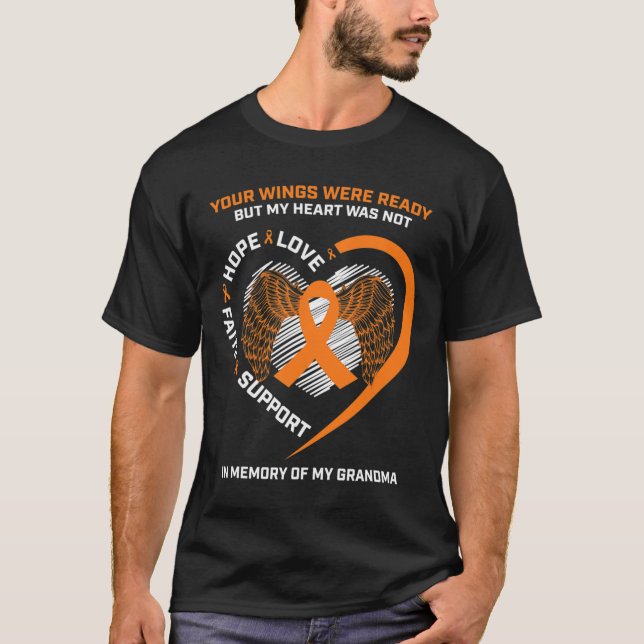 Camiseta Regalos Niños Mujeres Hombres Memoria De La Leucem (Anverso)
