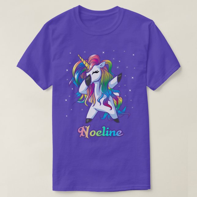 Camiseta Regalos NOELINE Unicorn Para Chicas Regalos De Cum (Diseño del anverso)