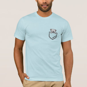 Camiseta Regalos Novedosos de Koala Adorable en Bolsillo