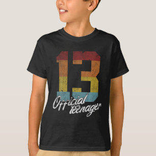 Camiseta Regalos oficiales de adolescente de 13 años